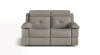Диван прямой малый Рокфорд замша серый